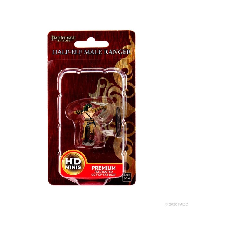 Wizkids - Pathfinder - Premium Miniatures - Half-Elf Male Ranger - 77505