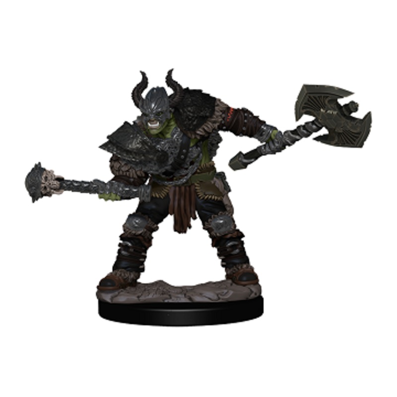 Wizkids - Pathfinder - Premium Miniatures - Half-Orc Male Barbarian - 77503