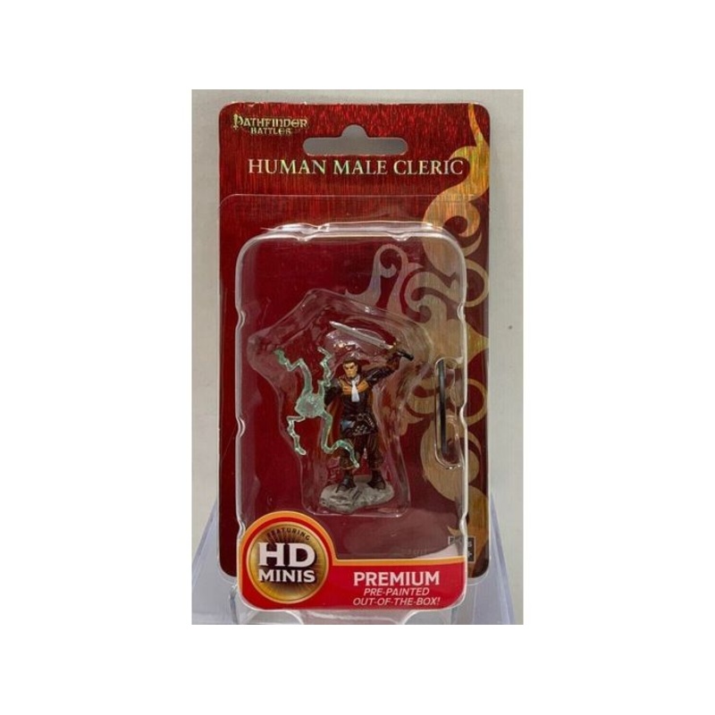 Wizkids - Pathfinder - Premium Miniatures - Human Male Cleric - 77504