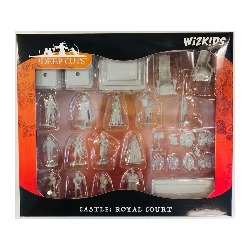 Wizkids - Unpainted Miniatures - Deep Cuts - Townspeople - Castle 1 - 90096