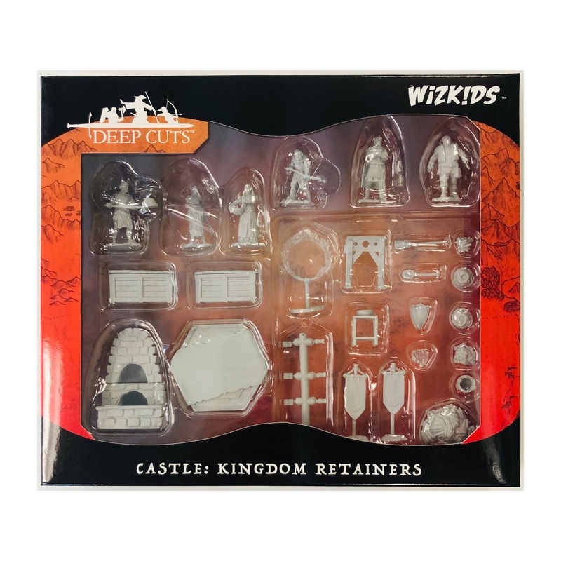 Wizkids - Unpainted Miniatures - Deep Cuts - Townspeople - Castle 2 - 90121