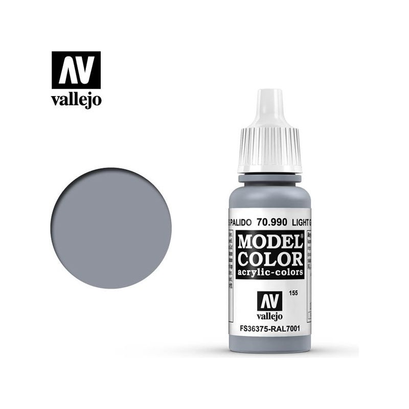 Acrylicos Vallejo - Light Grey - 70 990