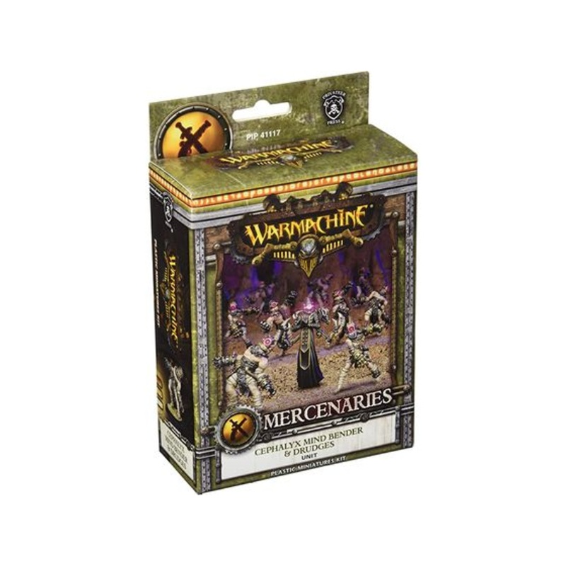 Privateer Press - Warmachine - Mercenaries - Cephalyx Mind Bender - Drudges - PIP 41117