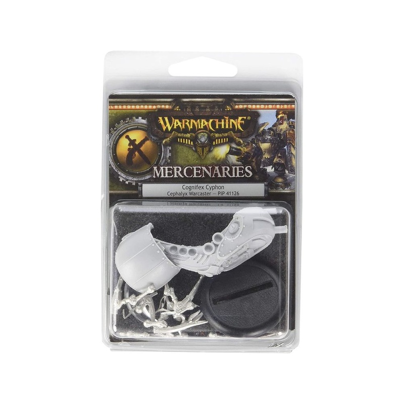 Privateer Press - Warmachine - Mercenaries - Cognifex Cyphon - Cephalyx Warcaster - PIP 41126