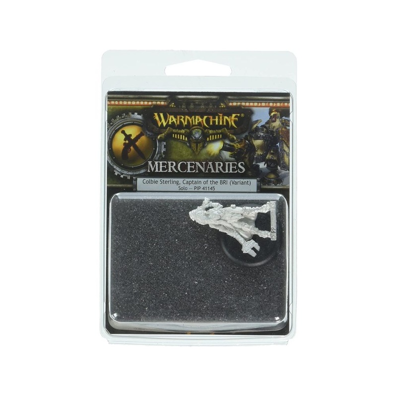 Privateer Press - Warmachine - Mercenaries - Colbie Sterling - Leader of the BRI - Variant - Mercenary Solo - PIP 41145