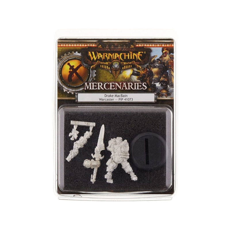 Privateer Press - Warmachine - Mercenaries - Drake Macbain - PIP 41073