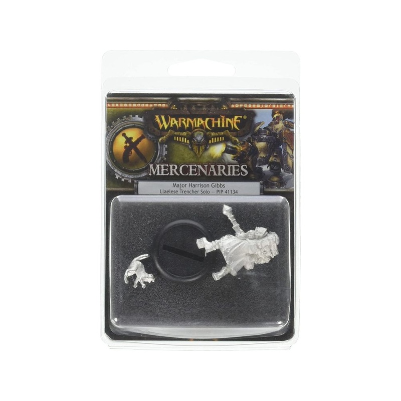 Privateer Press - Warmachine - Mercenaries - Major Harrison Gibbs Solo - PIP 41134