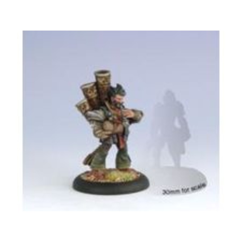 Privateer Press - Warmachine - Mercenaries - Rhupert Carvolo - Piper of Ord - PIP41015