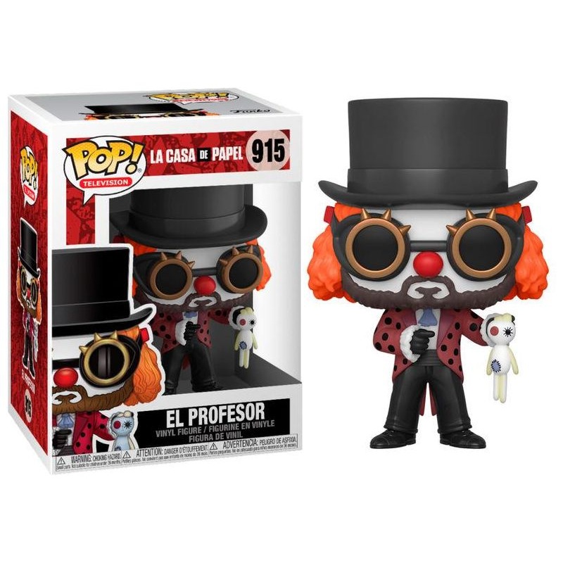 POP! - Television - Money Heist - La Casa De Papel - El Profesor as Clown
