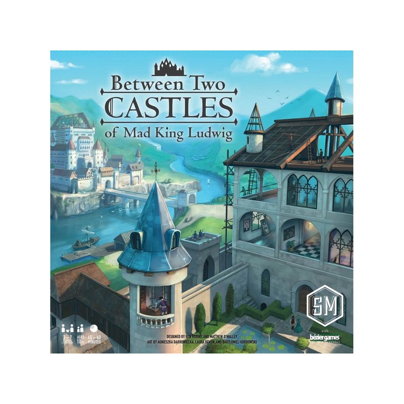 Stonemaier Games - Between Two Castles of Mad King Ludwig - Board Game