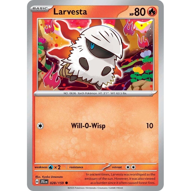 Larvesta (028/159) [Scarlet & Violet: Journey Together]