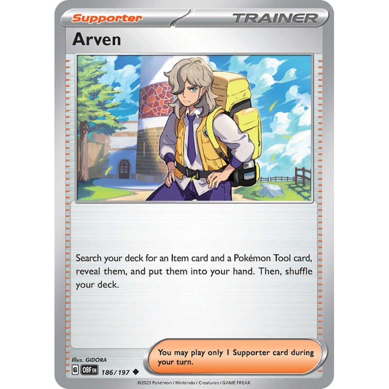 Arven (186/197) [Scarlet & Violet: Obsidian Flames]