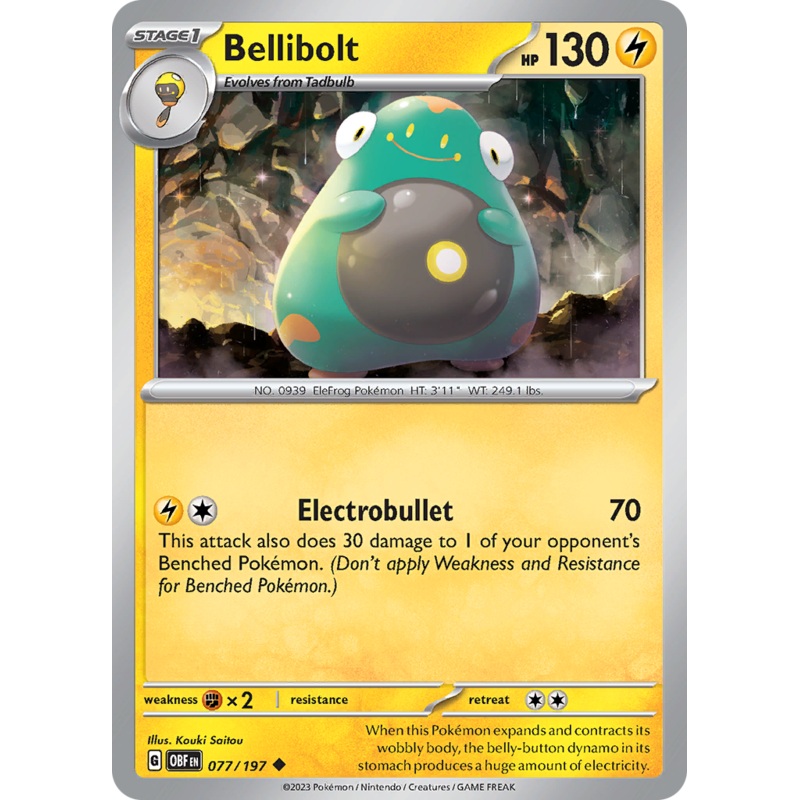 Bellibolt (077/197) [Scarlet & Violet: Obsidian Flames]