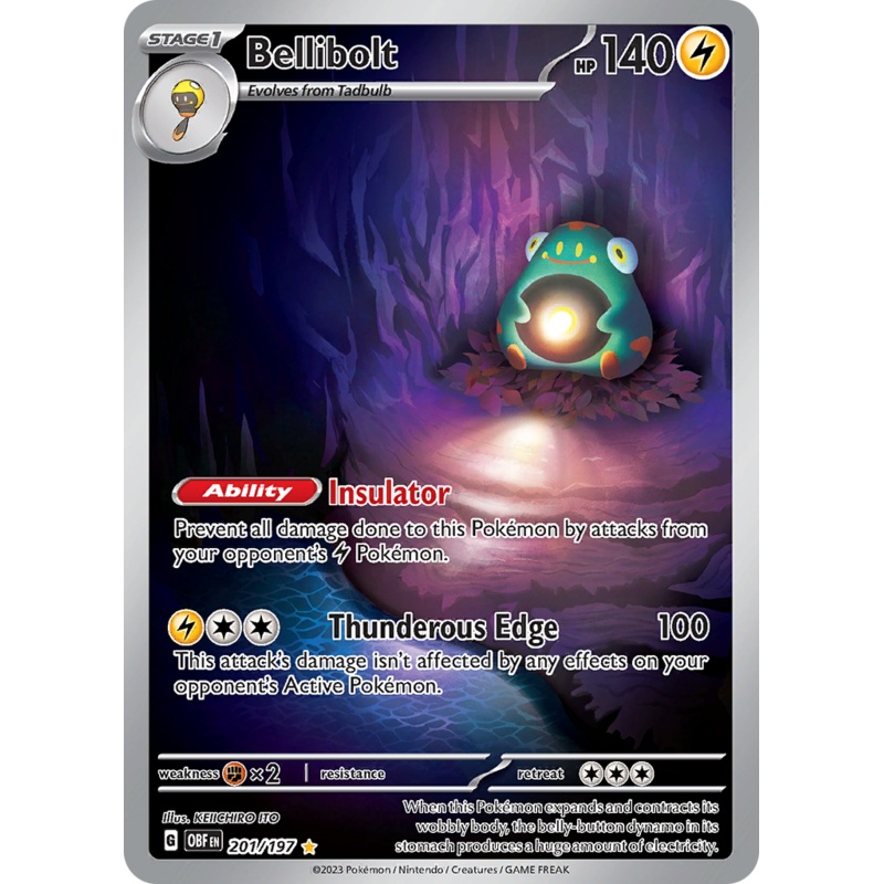 Bellibolt (201/197) [Scarlet & Violet: Obsidian Flames]