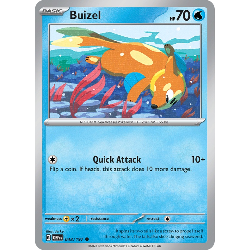 Buizel (048/197) [Scarlet & Violet: Obsidian Flames]