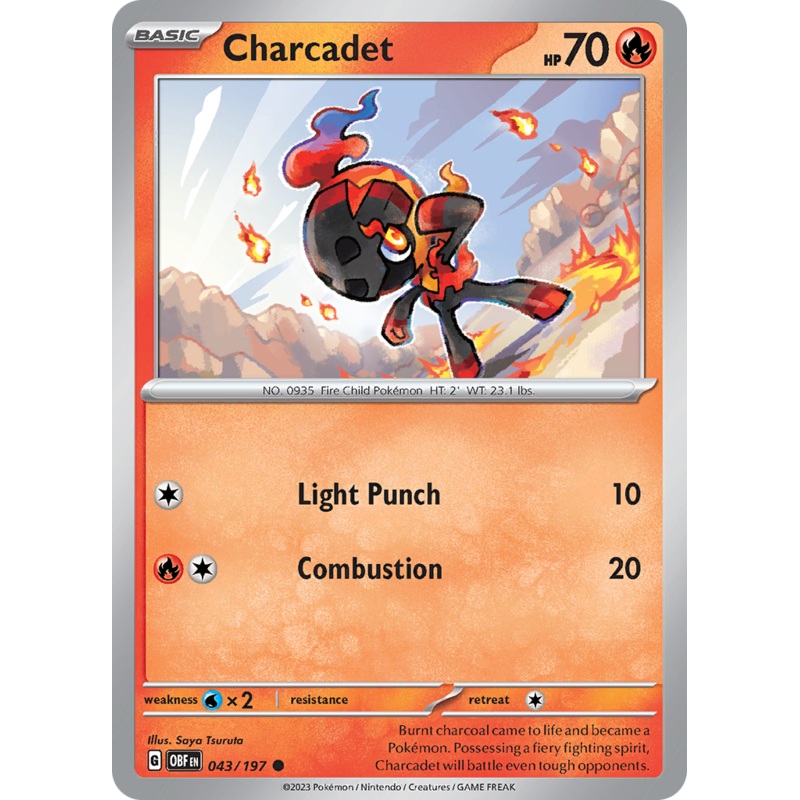 Charcadet (043/197) [Scarlet & Violet: Obsidian Flames]