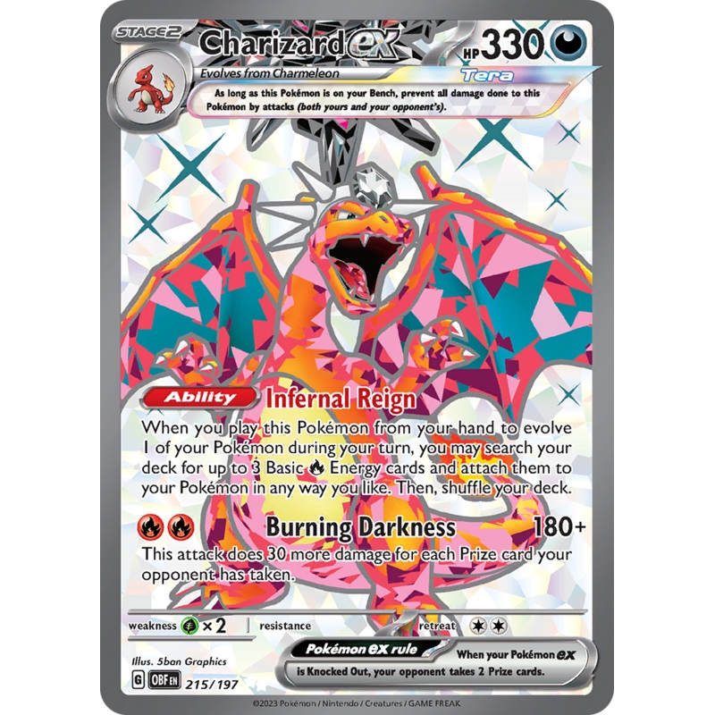 Charizard ex (215/197) [Scarlet & Violet: Obsidian Flames]