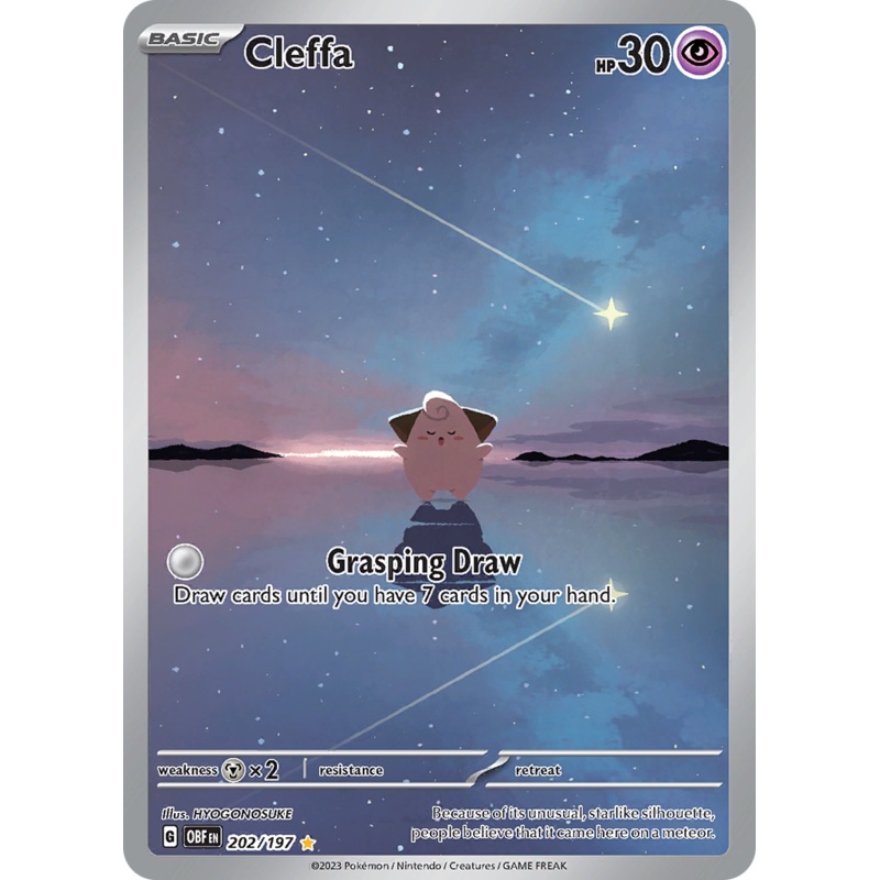 Cleffa (202/197) [Scarlet & Violet: Obsidian Flames]