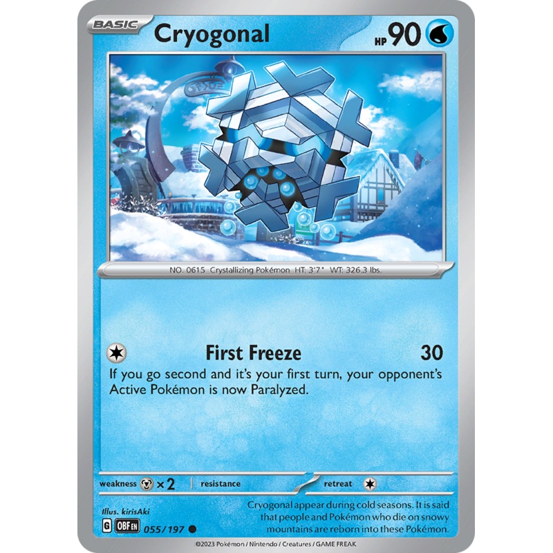 Cryogonal (055/197) [Scarlet & Violet: Obsidian Flames]