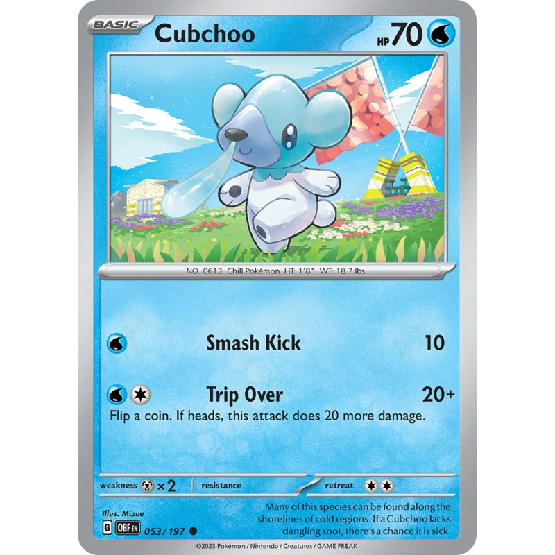 Cubchoo (053/197) [Scarlet & Violet: Obsidian Flames]