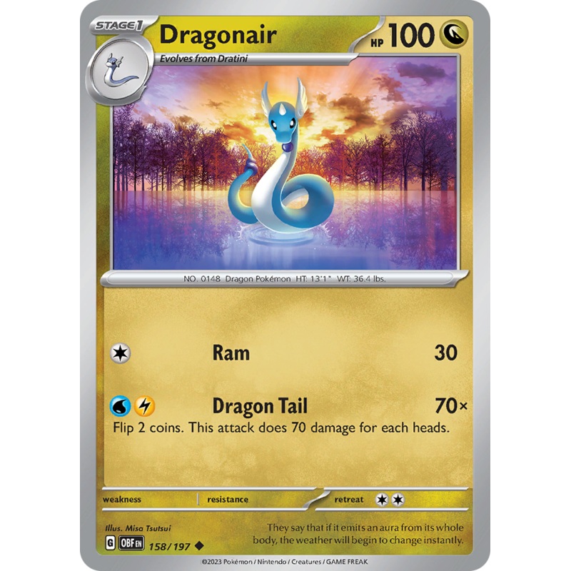 Dragonair (158/197) [Scarlet & Violet: Obsidian Flames]