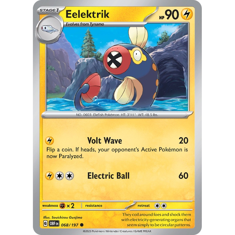 Eelektrik (068/197) [Scarlet & Violet: Obsidian Flames]