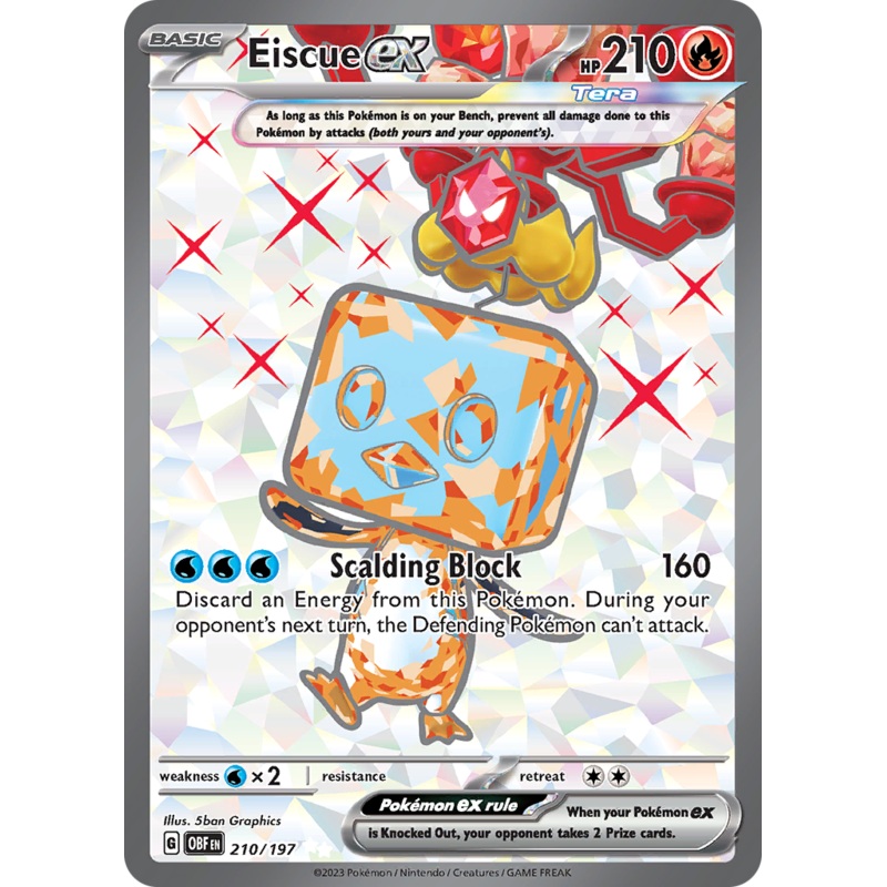 Eiscue ex (210/197) [Scarlet & Violet: Obsidian Flames]