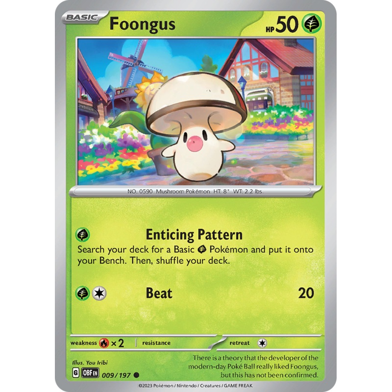 Foongus (009/197) [Scarlet & Violet: Obsidian Flames]
