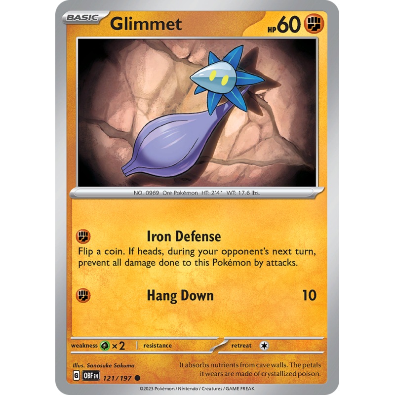Glimmet (121/197) [Scarlet & Violet: Obsidian Flames]