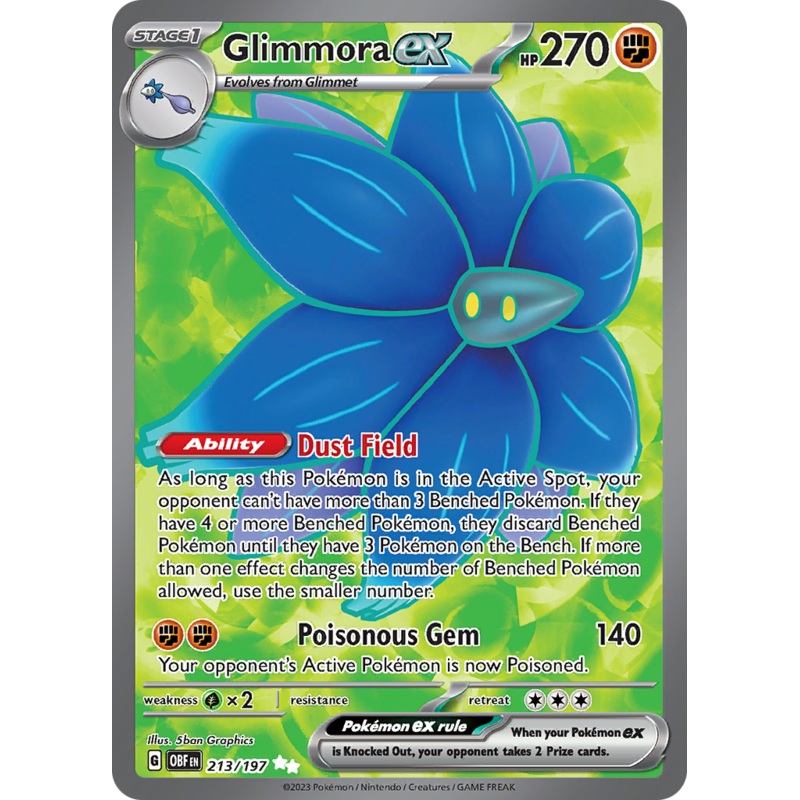 Glimmora ex (213/197) [Scarlet & Violet: Obsidian Flames]