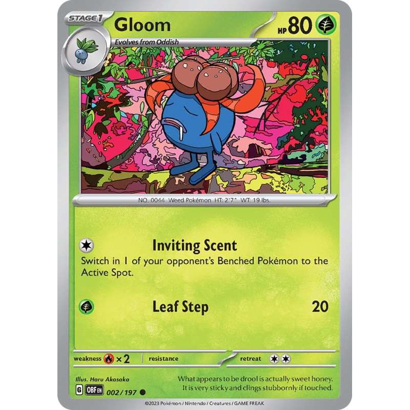 Gloom (002/197) [Scarlet & Violet: Obsidian Flames]