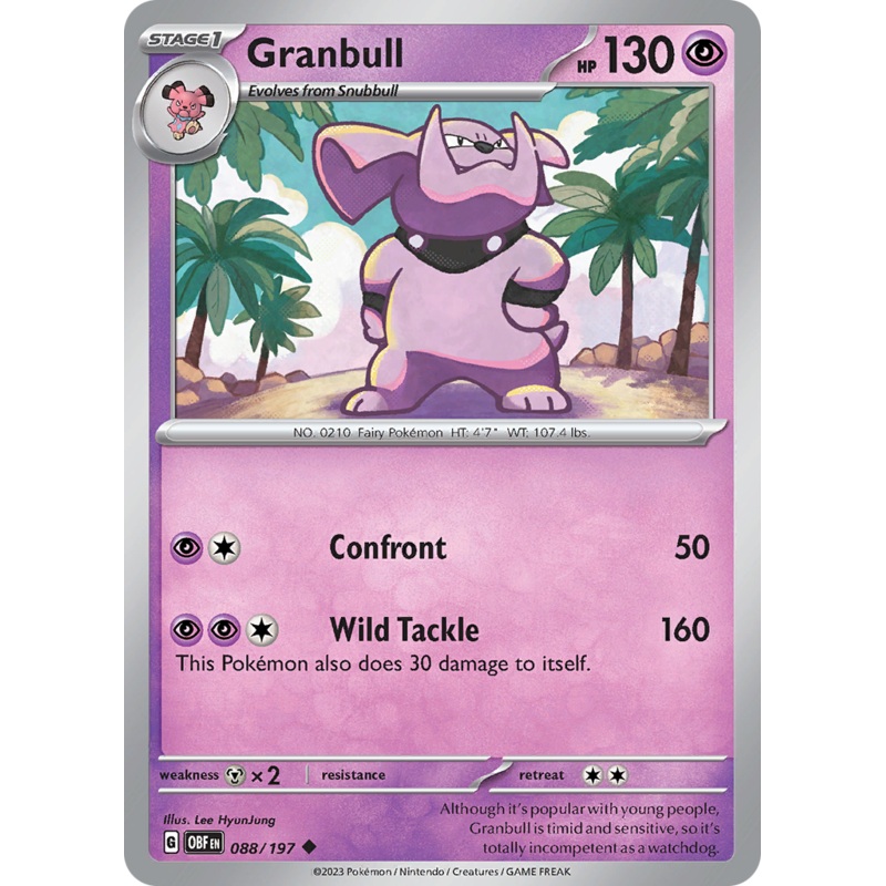 Granbull (088/197) [Scarlet & Violet: Obsidian Flames]
