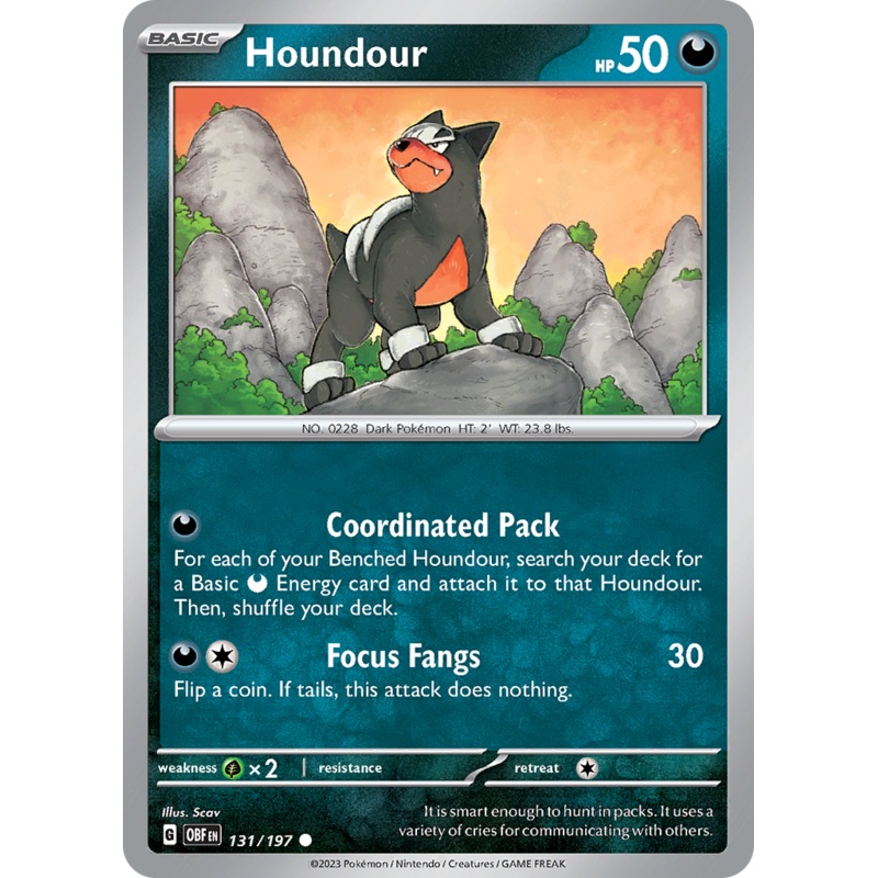Houndour (131/197) [Scarlet & Violet: Obsidian Flames]