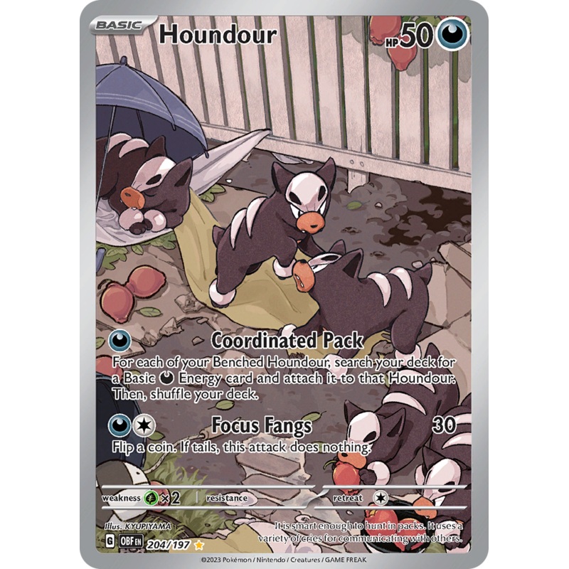 Houndour (204/197) [Scarlet & Violet: Obsidian Flames]
