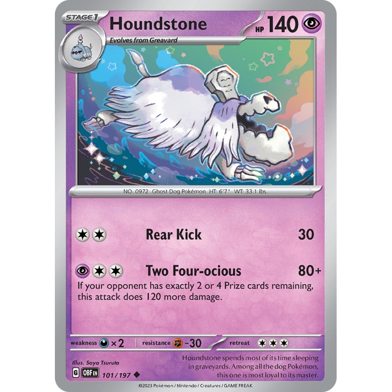 Houndstone (101/197) [Scarlet & Violet: Obsidian Flames]