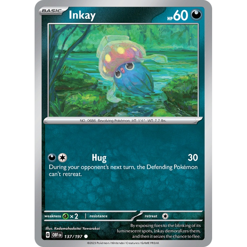 Inkay (137/197) [Scarlet & Violet: Obsidian Flames]