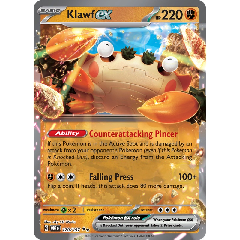 Klawf ex (120/197) [Scarlet & Violet: Obsidian Flames]