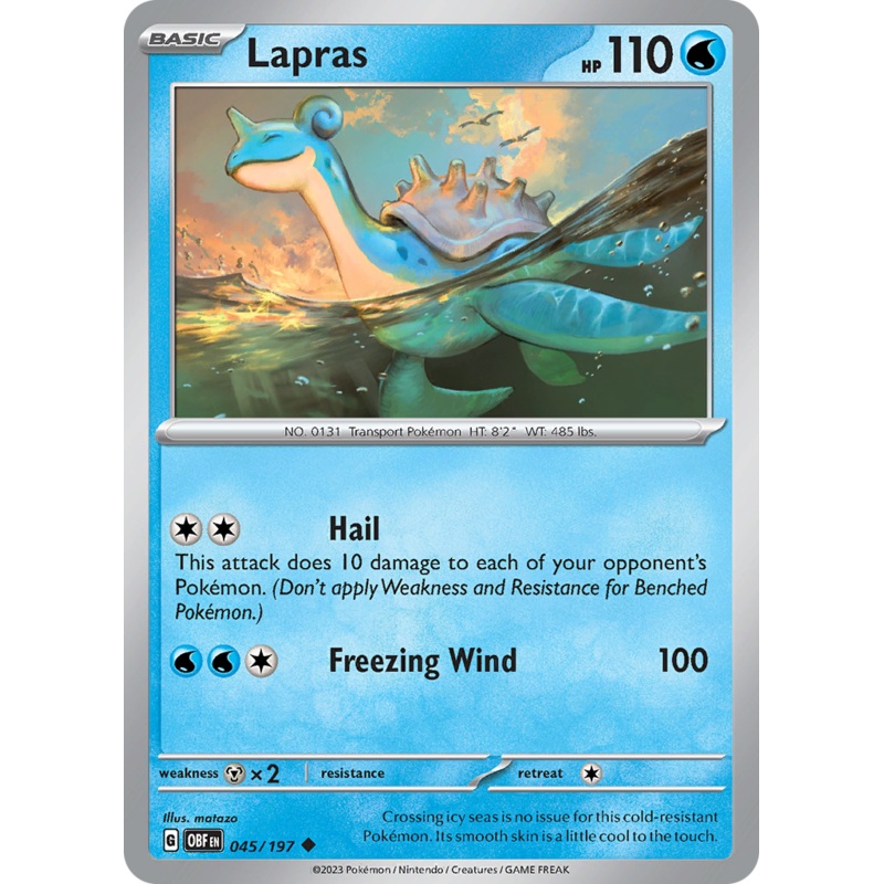 Lapras (045/197) [Scarlet & Violet: Obsidian Flames]