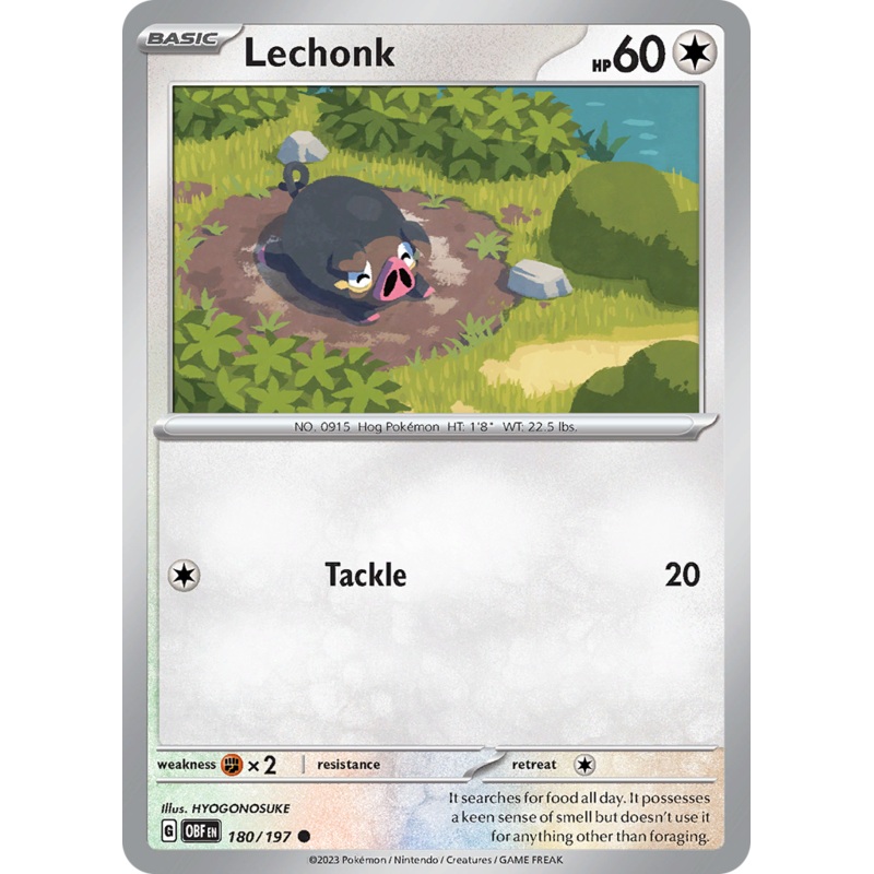 Lechonk (180/197) [Scarlet & Violet: Obsidian Flames]