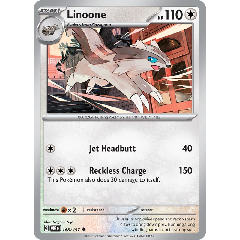 Linoone (168/197) [Scarlet & Violet: Obsidian Flames]