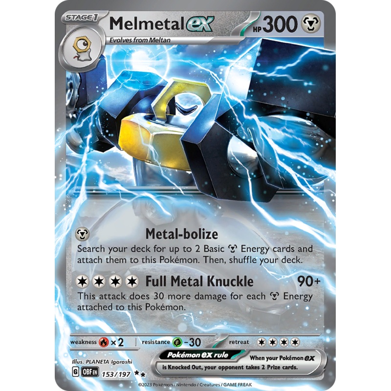Melmetal ex (153/197) [Scarlet & Violet: Obsidian Flames]