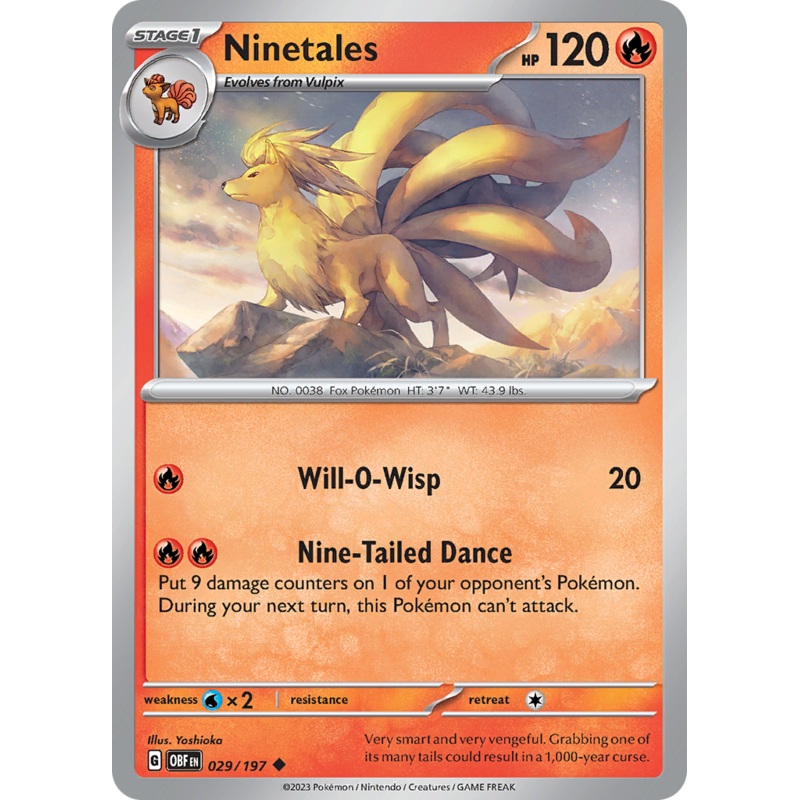 Ninetales (029/197) [Scarlet & Violet: Obsidian Flames]