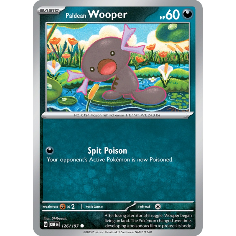 Paldean Wooper (126/197) [Scarlet & Violet: Obsidian Flames]