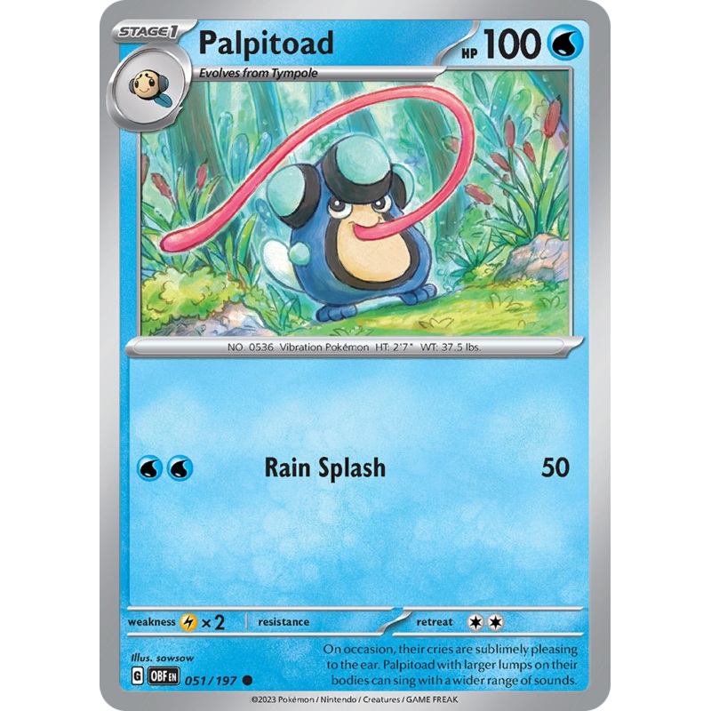 Palpitoad (051/197) [Scarlet & Violet: Obsidian Flames]