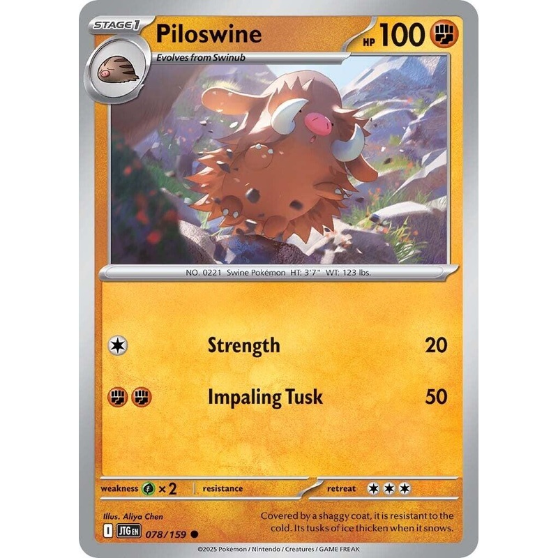 Piloswine (078/159) [Scarlet & Violet: Journey Together]