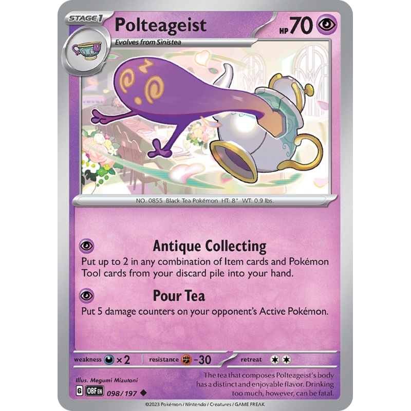 Polteageist (098/197) [Scarlet & Violet: Obsidian Flames]