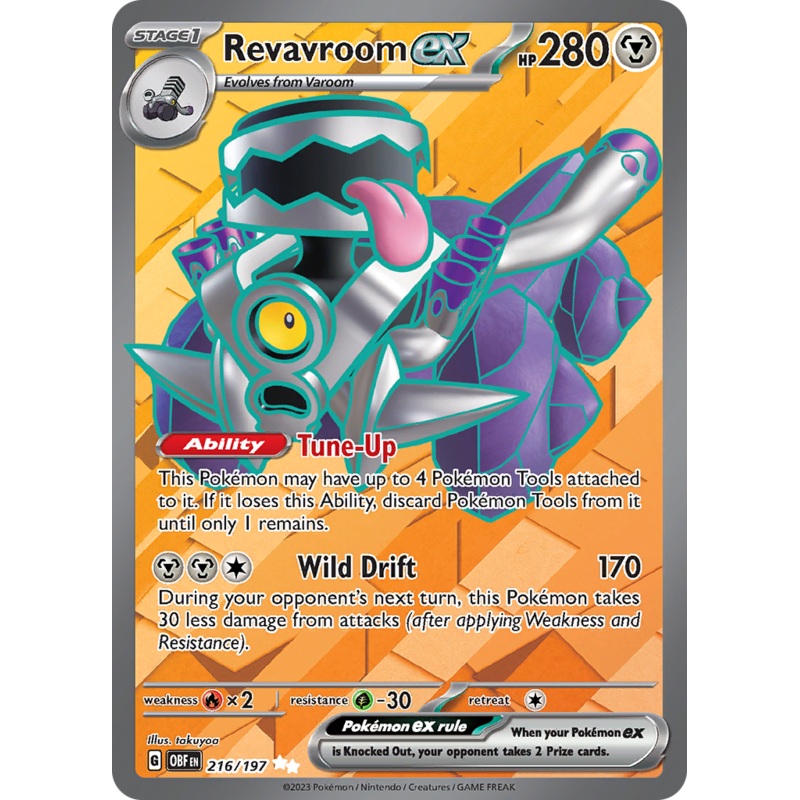 Revavroom ex (216/197) [Scarlet & Violet: Obsidian Flames]