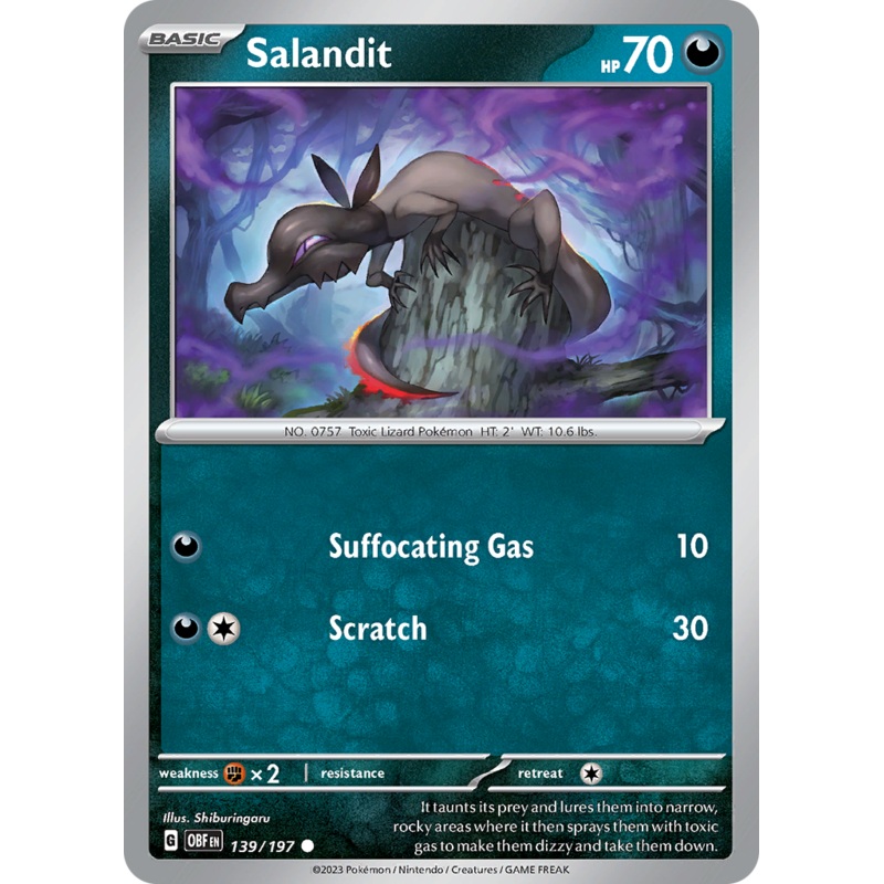 Salandit (139/197) [Scarlet & Violet: Obsidian Flames]