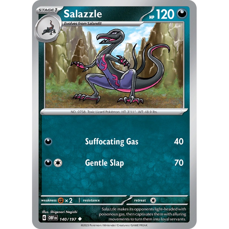 Salazzle (140/197) [Scarlet & Violet: Obsidian Flames]