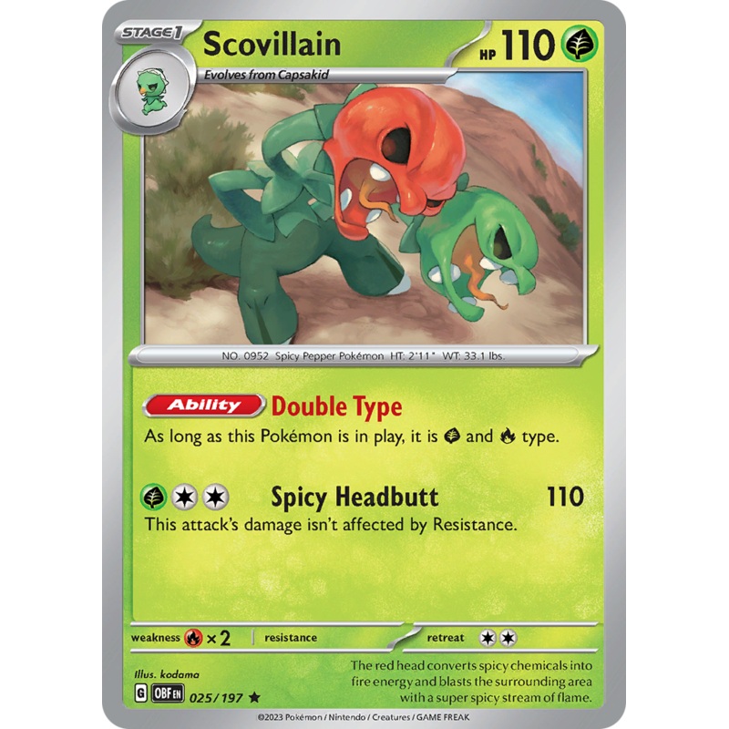 Scovillain (025/197) [Scarlet & Violet: Obsidian Flames]